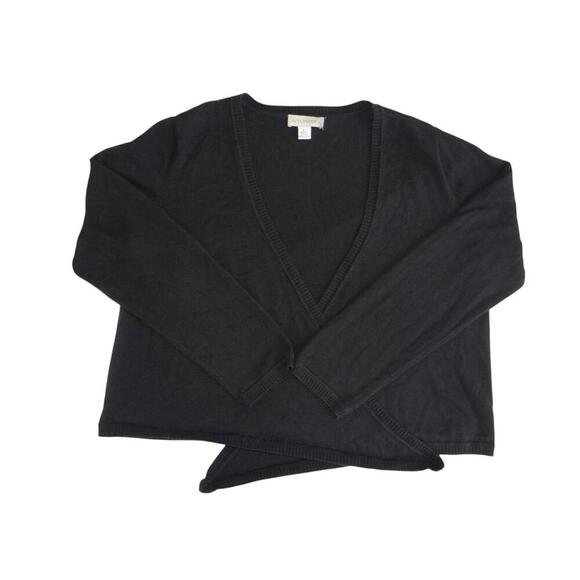 Appleseed's Other - Appleseed's Women's Black Cardigan Sweater - Size‎ L